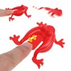 STOBOK 24 Pieces Jumping Frog Toy Plastic Jumping Frog Finger