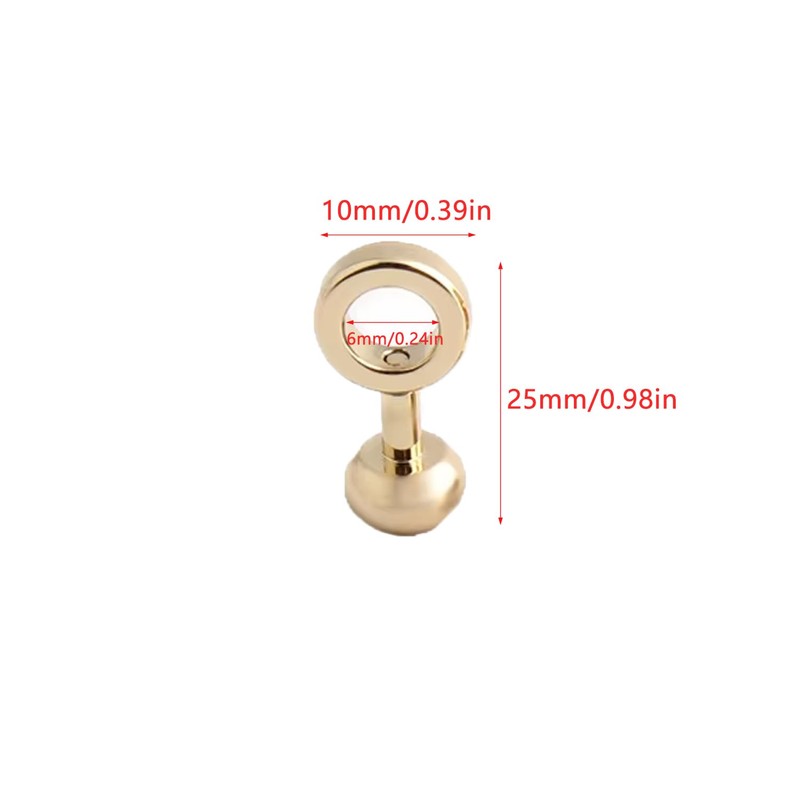 ArrErr 4 Pack Purse Organizer Insert Buckle Hook Hardware Purse