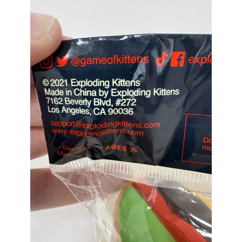 Exploding Kittens Throw Throw Burrito Battle Pack Replacement Burritos Exploding