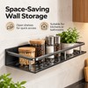 Wall Mounted Aluminum Storage Shelf for Kitchen & Bathroom –