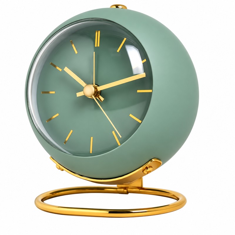 Nordic Minimalist Alarm Clock for Kids and Students – Silent