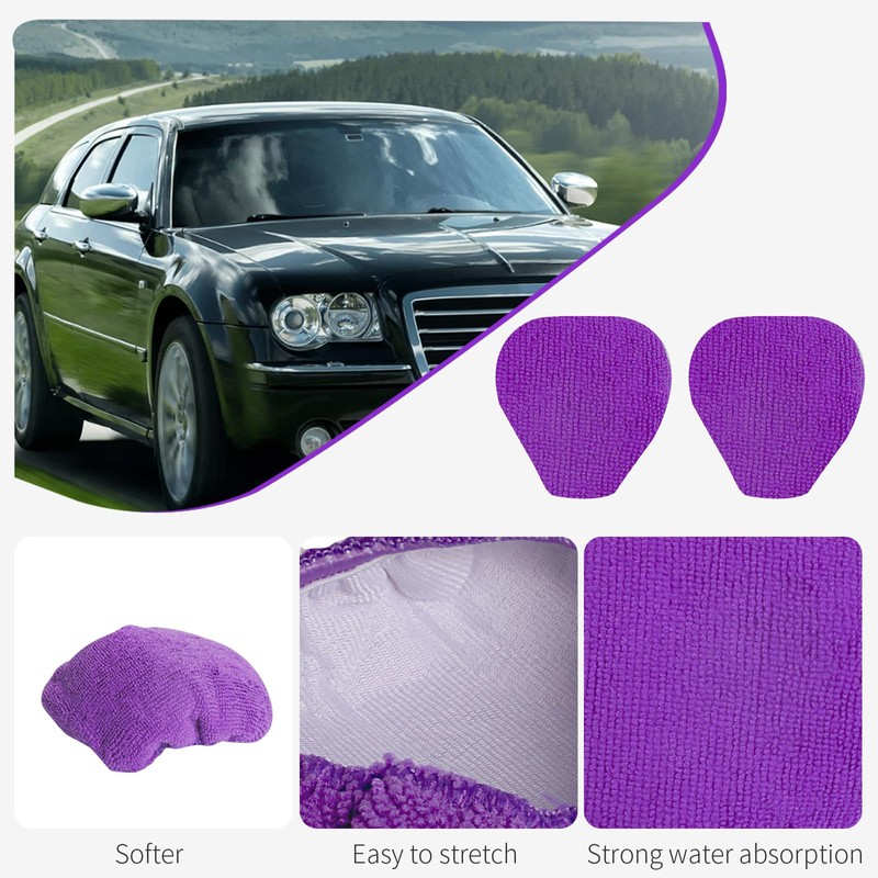 XINDELL 5 Pack Microfiber Pads – Replacement Heads Cover for