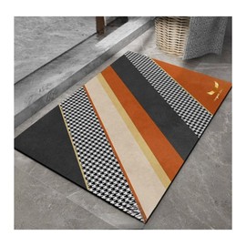 Vorgato Luxury - Bathroom Rug -Thin Bathroom Rugs Fit Under Door - Shower Mat Non Slip - Quick Dry Bath Mat - Bath Mats for Bathroom - Absorbent Bath Mat 20 in X 28 in