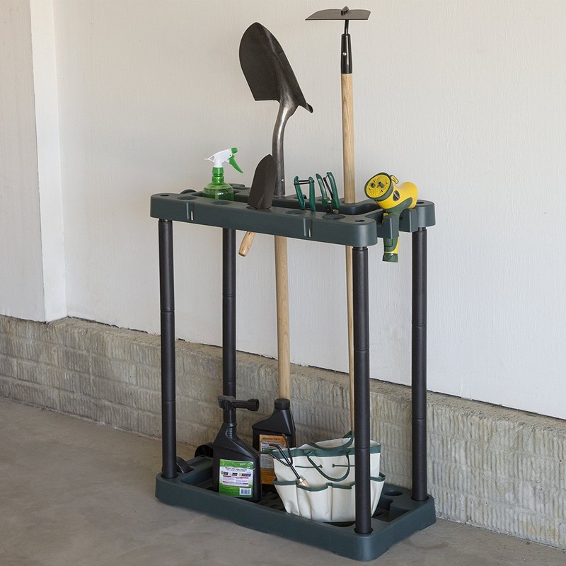 Garden Tool Organizer - Utility Rack, Holds Yard Tools -