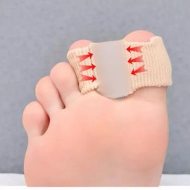 발가락 조율기 보호대 무지외반증 교정기 스플리터 엄지 검지 Toe Separator Bunion Corrector Protector Splint for Hallux Valgus [Apricot (1P)]