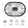 HOmatME 24" × 16" Bathroom Rugs Mat Oval Bath Mat