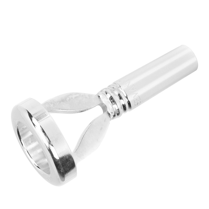 Trombone Mouthpiece Trainer Cooper Silver Plated Simulator Trumpet Practice Instrument