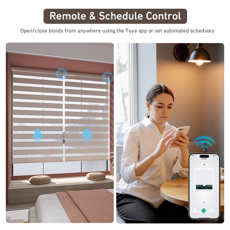 Rollerhouse AM25MEL Smart WiFi Blinds Motor for 1.5''/38mm Tubes -