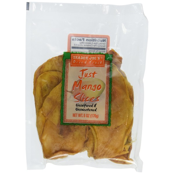 3 Pack Trader Joe's Dried Fruit Just Mango Slices (6 Oz)