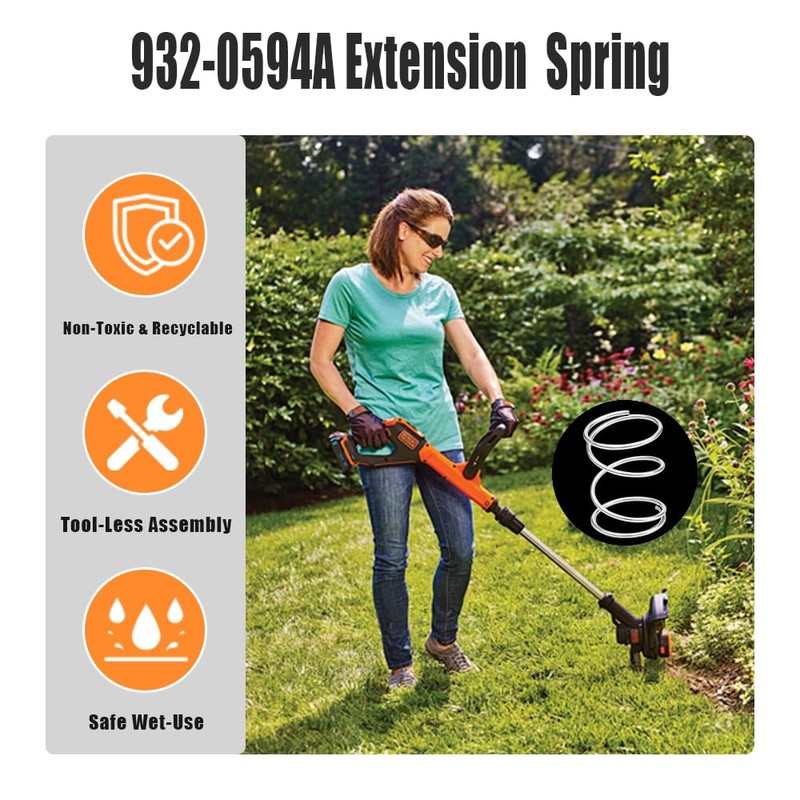 WWAMBEDDYST 06713 Spring Replacement Ryobi Home-lite Trimmer RY70103 RY70105 RY70107.（2