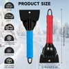 ItsyFox Ice Scraper for Car Windscreen 2 Pcs Windscreen Ice