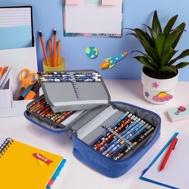 Kesote Pencil Case, Large Capacity Removable Pencil Case for School
