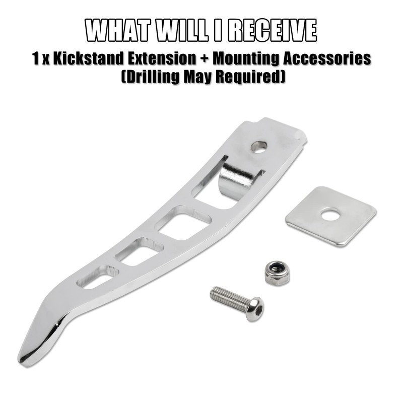 PSLER Kickstands Side Stand Assist Tool Accessories Motorcycle Jiffy Stand