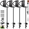 Ground Anchors Screw in 14" Set of 4 Trampoline Stakes