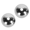 1 Pair Baoding Balls 3.5cm Diameter Stainless Steel Hand Balls