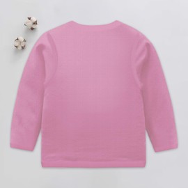 Baby Boys Girls Button-Down Cardigan Toddler Cotton Knit Sweater Pink 110