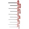 ATE Pro. USA 83342 Wrench, Hex Key, Dipped T-Handle, Metric,