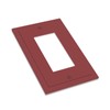 Wmhusu Outlet Covers Burgundy Red 1 Gang Wall Plate Single
