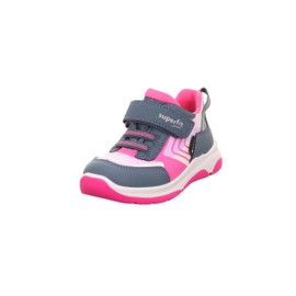 Superfit Cooper Girls' and Boys' Lace-Up Shoes, Children's Low Shoes, Width: M IV, Loose Insole, Blue Pink 010, 26 EU