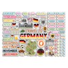 A4 Sticker Sheet Germany Landmarks Vinyl Stickers - German Berlin