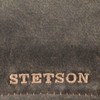 Stetson Level Distressed Cotton Duckbill Flat Cap Medium Brown
