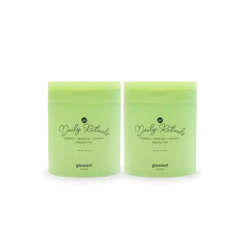Glowist 글로이스트필링패드 얼굴각질제거 2종 164매 [히알루론산+PDRN] Gloist Peeling Pad Face