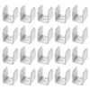 sourcing map 20 Pcs U Bracket for 0.67 Panels, 17