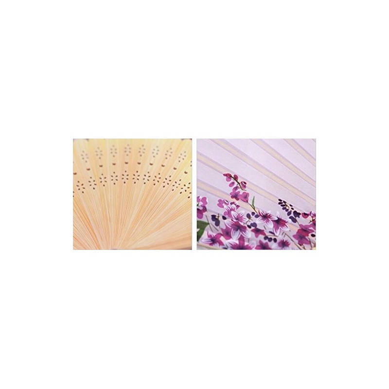  [Setcreasea] handoherudosiruku & Bamboo Hand Fan is, Cool in