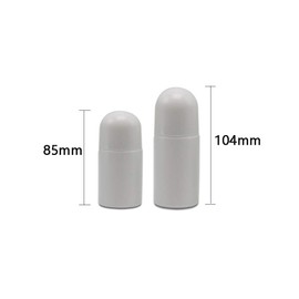 Constore 4 PCS Deodorant Roller Bottles with White Plastic Roller Balls Refillable Roll On Bottles for Perfumes Aromatherapy Oils (30ml)
