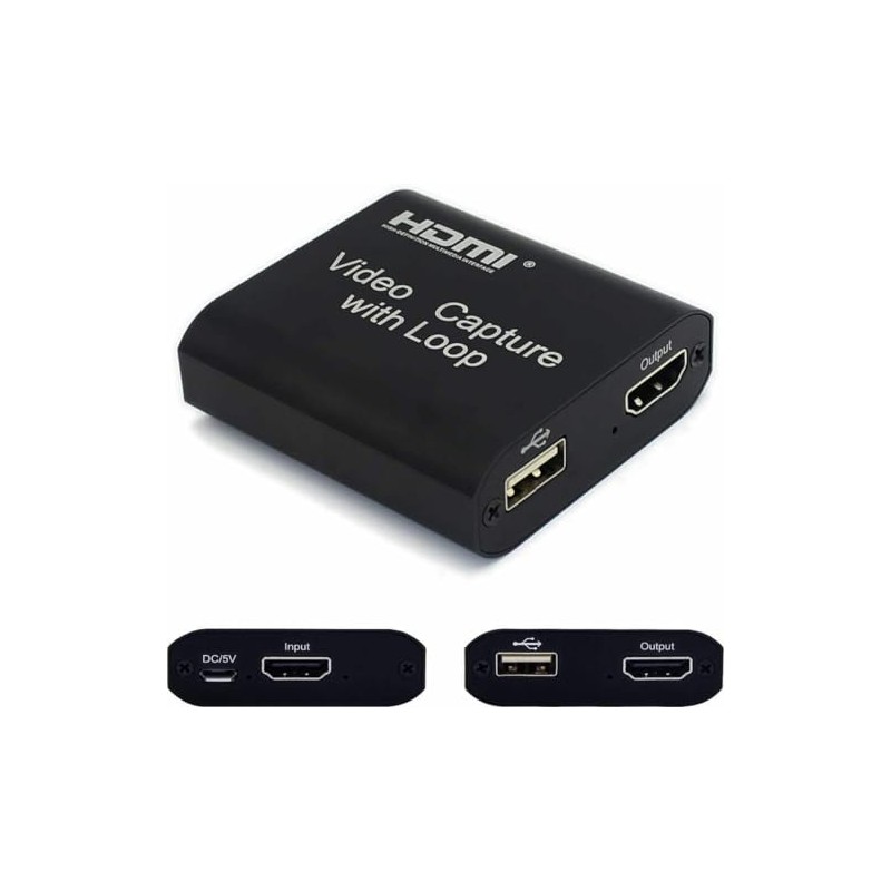 HDMI 4K Video Capture Card HDMI to USB 2.0 Video