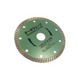 Eyewood Turbo Wave Diamond Cutter, Outer Diameter 4.9 inches (125 mm) x Blade Thickness 0.09 inches (2.2 mm) x Inner Diameter 0.9 inches (22 mm) (20) mm