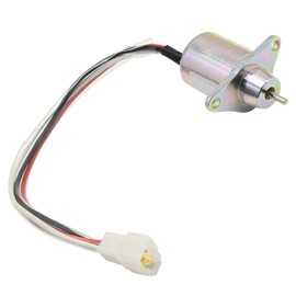 JUUDDENPARTS M806808 Fuel Shut Off Solenoid, Replacement for John Deere 500 1505 1515 Tractor Mower, Replacement for Komatsu PC40-10 PC40-8 Excavator