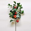 Factory Direct Craft Artificial Red Apple Stem for Summer Arrangements