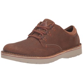 Clarks Men's Eastford Low Oxford, Cola Suede, 12 Wide