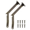 sourcing map 2Pcs 3.5" Folding Lid Support Hinges, Lift Up