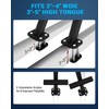 Boat Trailer Steps with Handrail Heavy-Duty Boats Boarding Step Ladder