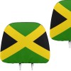 HonestBread Clothing & Accessories Jamaica Flag Headrest Cover