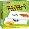 Trend Enterprises: Picture Words Skill Drill Flash Cards, Content-Rich Self-Checking