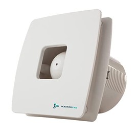 Masterfan Extractor Citi color Blanco, silencioso, elimina olores, vapor y humedad, para baño, cocina (5")