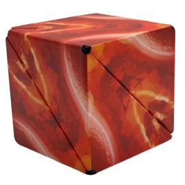 Magic Cube The Shape Shifting Box Magnetic Puzzle Box STEM/STEAM 3D Magnetic Magic Cube Box Fidget Toy Transforms Into Over 70 Shapes Anti-Stress Puzzles,Brain-Teaser Magnet Toy (Mars)
