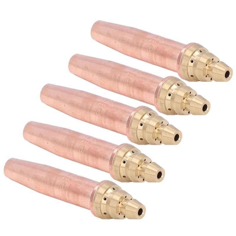 5PCS Cutting Tips Split Isobaric Propane Gas Welding Nozzles Machine
