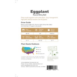 ATLAS Eggplant -Round Shiny Ball