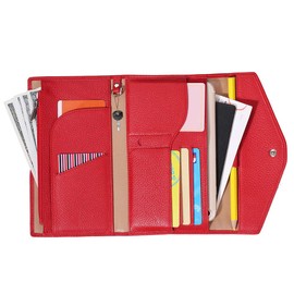 Genuine Leather RFID Blocking Passport Travel Wallet – Card Organizer
