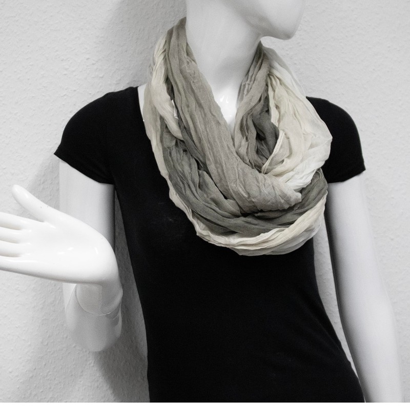 Gloop Women's Scarf Light Loop Scarf Tube Scarf with Colour