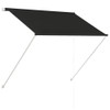 ZJMTOCYU Provides Shade with Retractable Awning, Weather-Resistant Fabric Canopy, Adjustable