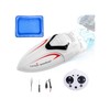 QAONIE Mini RC Boat, 10 KPH Cute RC Boats with