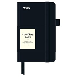 Black 2025 – Diary – Book Calendar – Pocket Calendar – 9 x 14: Cool Diary