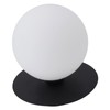 White Glass Globe Ceiling Light 18cm Diameter G9 Base Globe