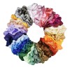 Set De 40 Scrunchies De Satén, Gomas Para El Pelo