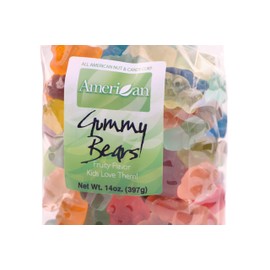 14oz Gourmet Style Bag of Chewy 12 Flavors Gummy Bears [⅞ lb.]